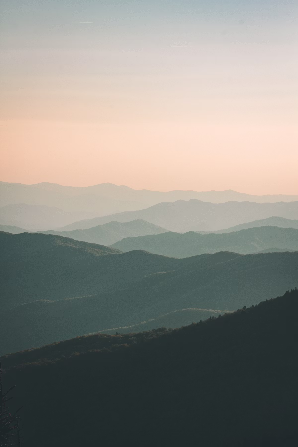 Lake and mountains